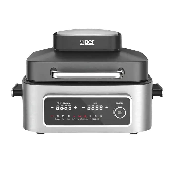 قلاية هوائية اكسبير 1600 وات 6 لتر - ستيل XPAFG-708 قلاية هوائية