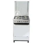 فرن غاز تكنو جاز 55 * 55 سم 4 عيون - ستيل Tcn2055