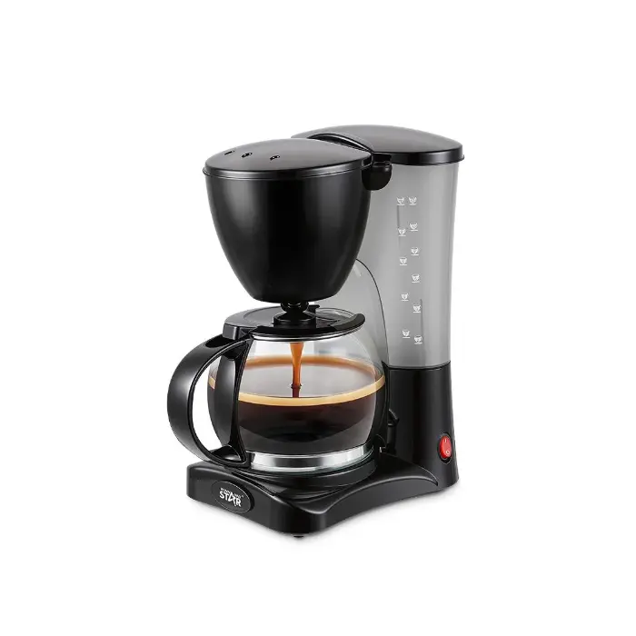 صانعه القهوة ويننج ستار سعة 1.2 لتر , بالتنقيط , 800 واط , اسود , ST-9738 صانعه القهوة