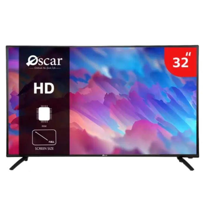 شاشة ٣٢ بوصة اوسكار عادي HD - اسود OS32ATVHD شاشة ٣٢ بوصة
