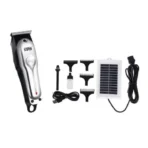 ⁦ماكينة حلاقة رجالي ويننج ستار شحن بالطاقة الشمسية مقاومة للماء , 3 واط , اسود  ST-5609⁩ - الصورة ⁦4⁩