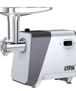 مفرمة لحم كهربائية ويننج ستار 3*1 450 واط , فضي ST-5517