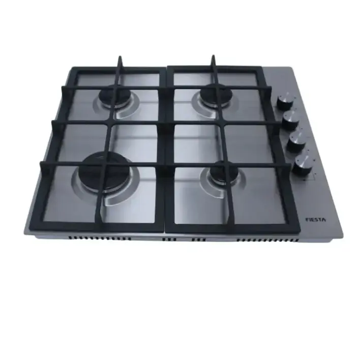 مسطح غاز بلت ان فيستا 60 سم 4 شعلات – ستيل HB602VMTS مسطح غاز بلت ان