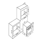 فرن غاز وكهرباء