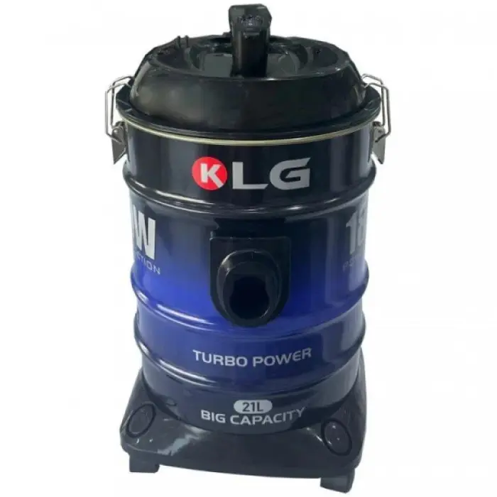 مكنسة كهربائية كي ال جي برميل 21 لتر 1800واط – أسود/أزرقKLG1800V مكنسة كهربائية