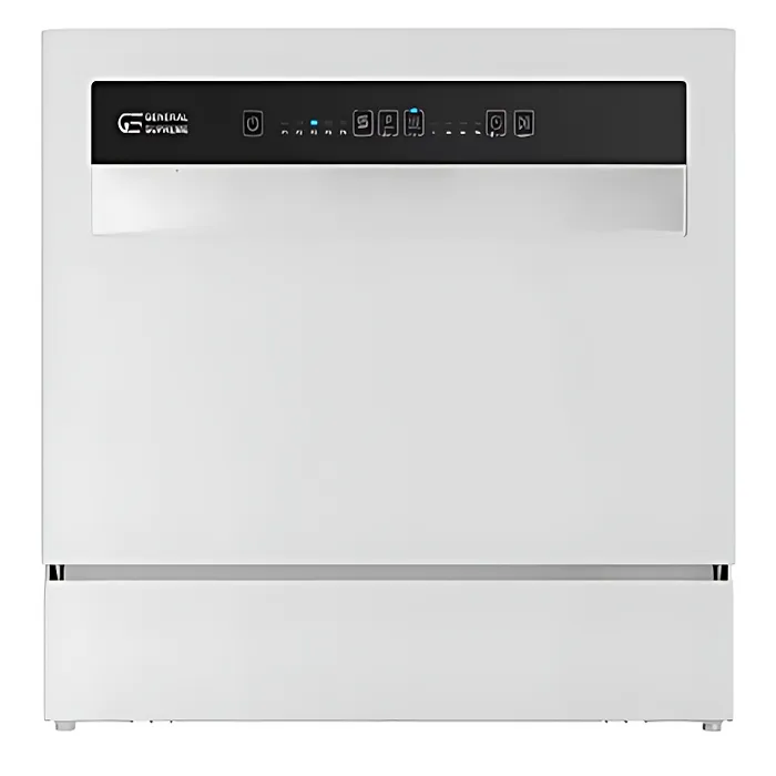 جلاية صحون جنرال سوبريم 6 أماكن 5 برامج - أبيض GSDWT6105WH جلاية صحون