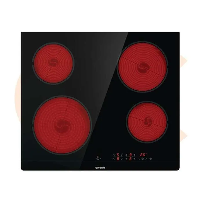 سطح بلت ان كهرباء جورينييه 60 سم – 4 عيون سيراميك - اسود ECT641BSC سطح بلت ان كهرباء