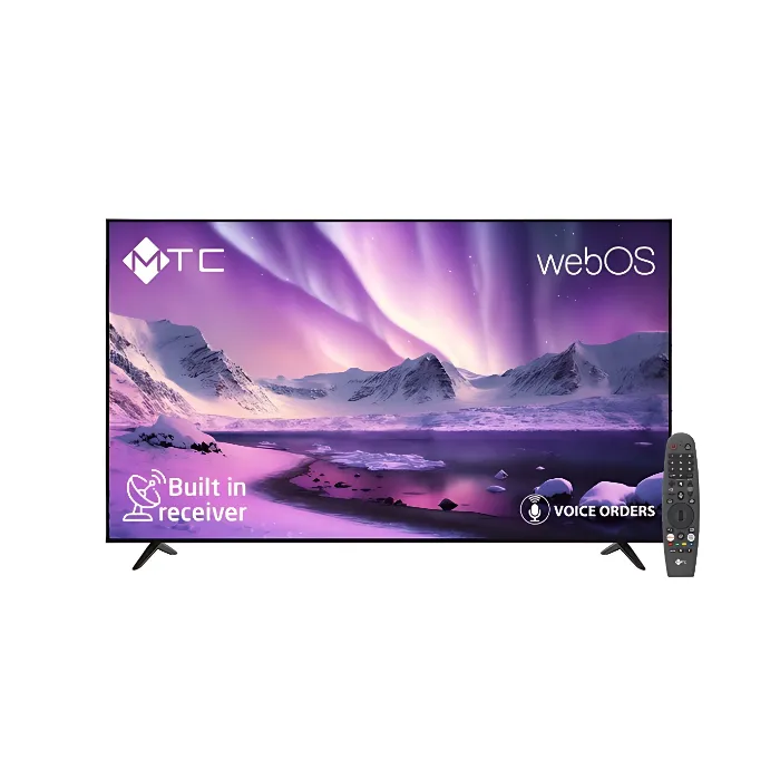 شاشة mtc سمارت 65 بوصة 4K UHD بنظام Webos - اسود MT65UH440AWOS شاشة mtc سمارت