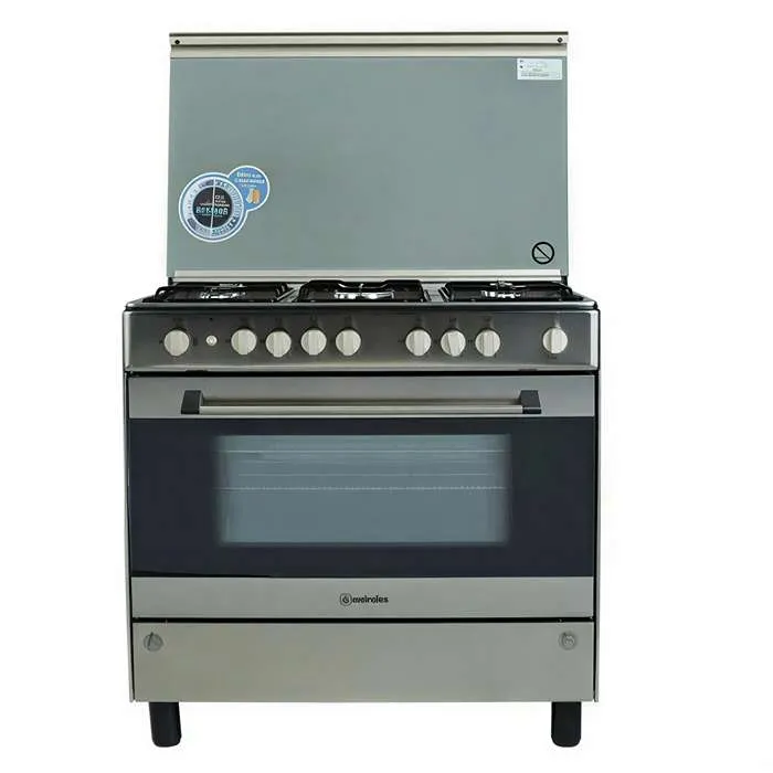 فرن غاز ميرلس 5 عيون - 90 سم - ستيل G 900 X SP فرن غاز ميرلس