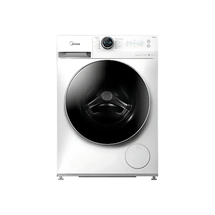 ميديا غسالة ملابس 8 كيلو - تحميل أمامي - انفرتر - أبيض MF200D80W/1W-SA ميديا غسالة ملابس